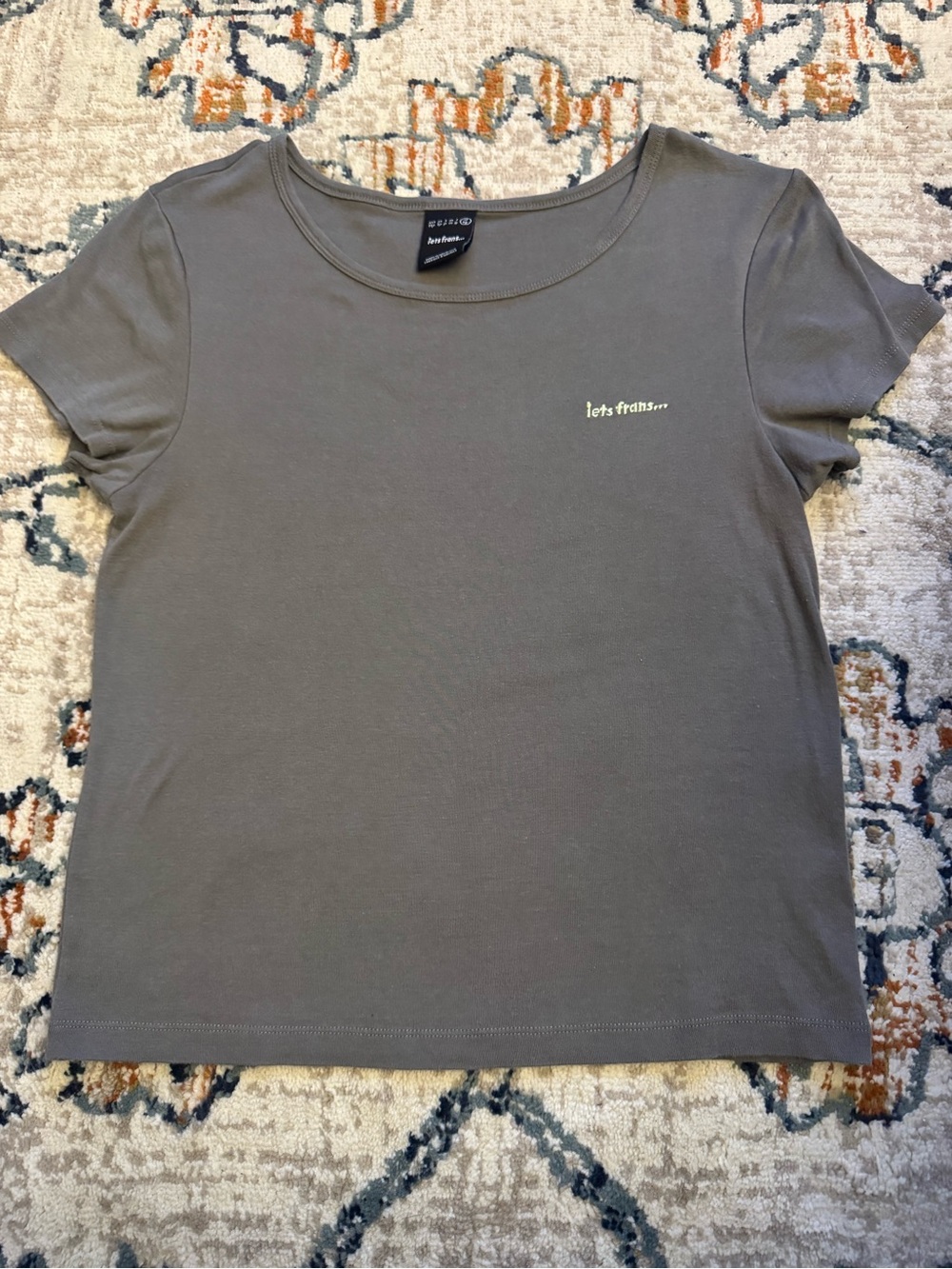Iets Frans Olive Green Short Sleeve Baby Tee